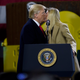 President Donald Trump kisses his daughter Ivanka Trump at a rally in Coraopolis, Pa., on Jan. 18, 2018. (Jeff Swensen/Getty Images)